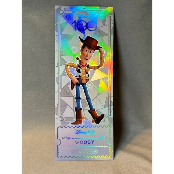 Toy Story Woody Disney100 Kakawow Refractor Ticket Jumbo Card Lmt. Edition 2468 - Picture 1 of 6